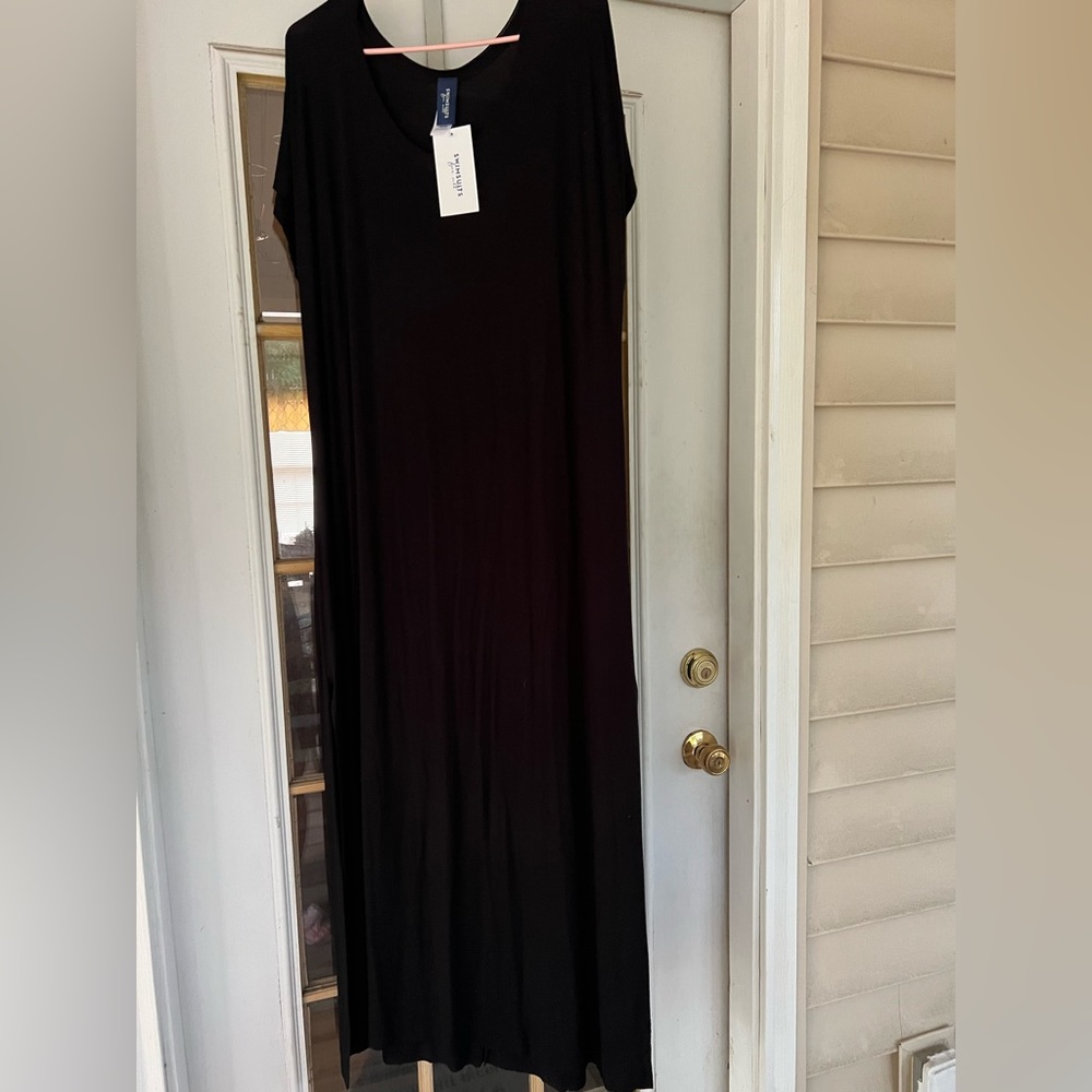 NWT Size 14/16 Swimsuits For All Black Maxi Dress